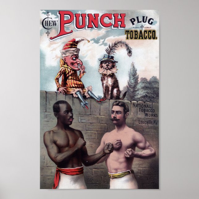 Vintage Tobacco Advertisement Poster (Front)