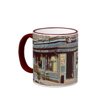 Vintage tobacco shop in France