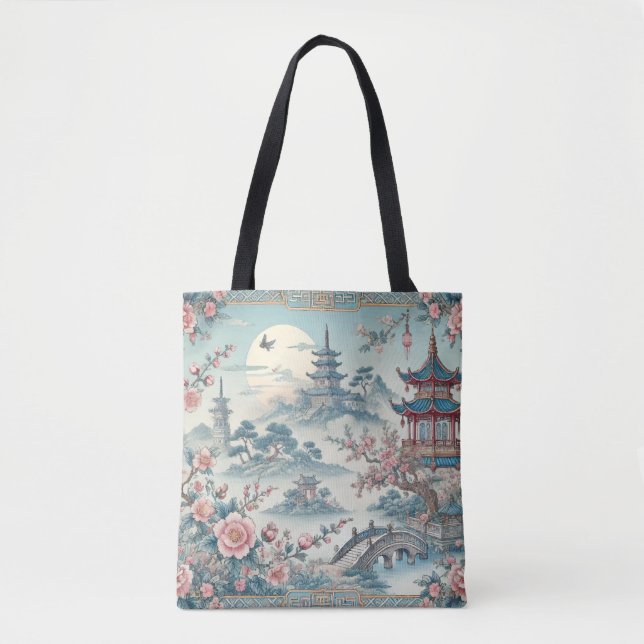 Vintage toile tote bag (Front)