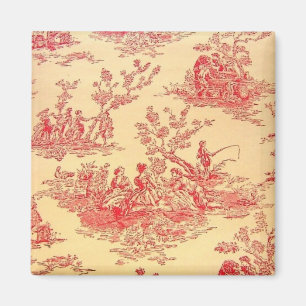 Vintage Toile Wallpaper Magnet