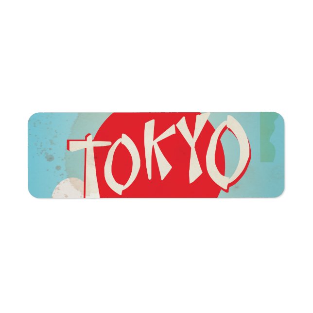 Vintage Tokyo, Japan Travel Posters (Front)