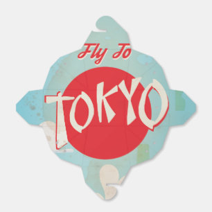 Vintage Tokyo, Japan Travel Posters Favor Box