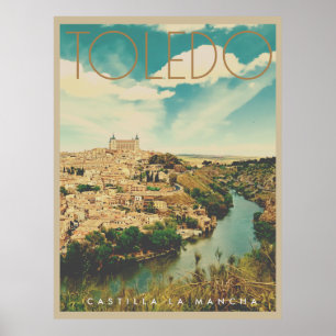 Vintage Toledo Travel Poster