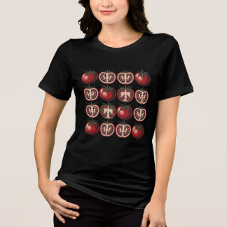 Vintage Tomato Pattern Tri-Blend Shirt