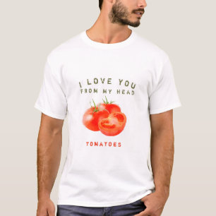 Vintage Tomato Quote Design - T-Shirt