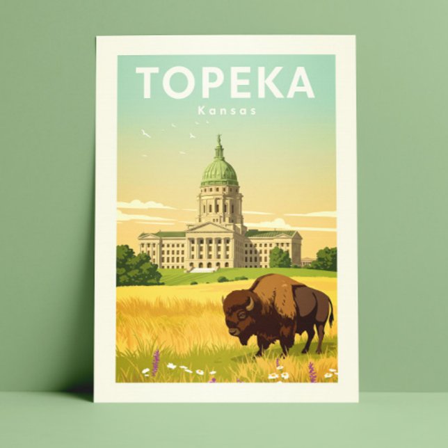 Vintage Topeka Kansas Postcard (Creator Uploaded)