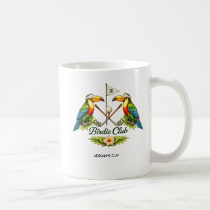 Vintage Toucan Birdie Club Personalized Golf Mug