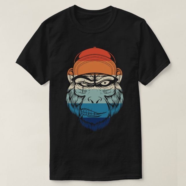 Vintage Tough Gorilla T-Shirt (Design Front)