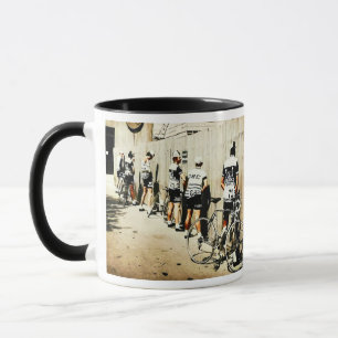 Vintage Tour de France Cyclists' Pee Stop 1970s Co Mug