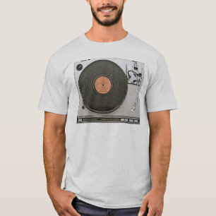 Vintage Tour Table gris semi-ajusté tshirt homme
