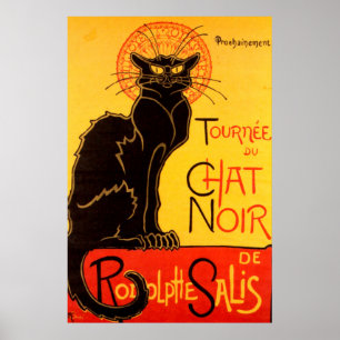 Vintage Tournee de Chat Noir - Black Cat Poster