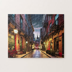 Vintage Town 1 Easy Cerveau Art Puzzles Photo Puzz