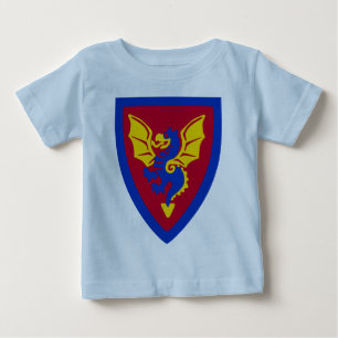 Vintage Toy Brick Knight Shield Logo Baby T-Shirt