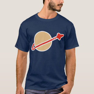 Vintage Toy Brick Space Astronaut Symbol T-Shirt