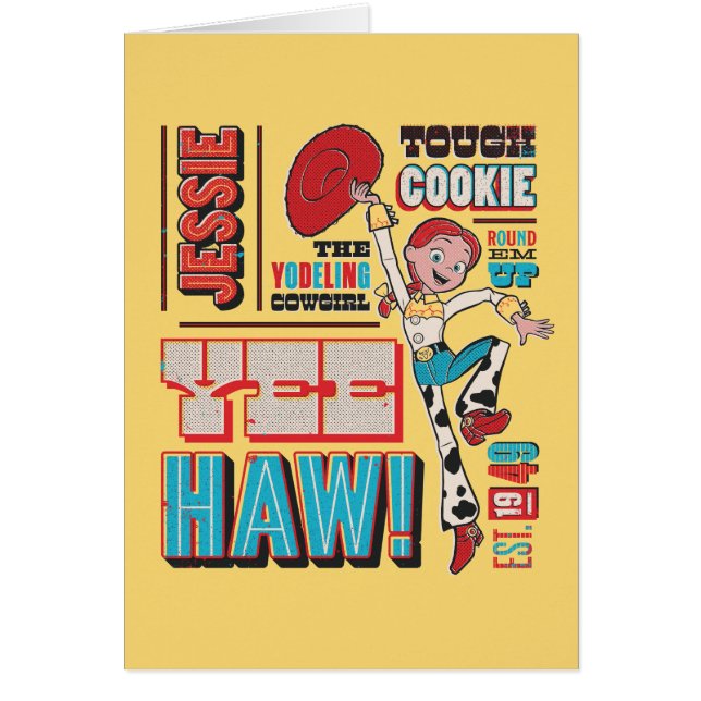 Vintage Toy Story Jessie Quote Poster (Front)