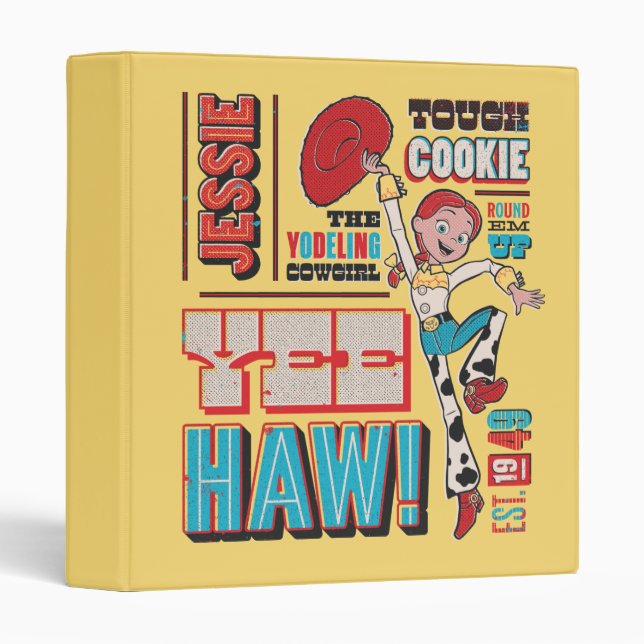 Vintage Toy Story Jessie Quote Poster Binder (Front/Spine)