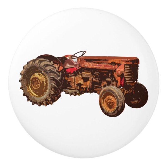 Vintage Tractor Farmhouse Drawer Pull  (Front)