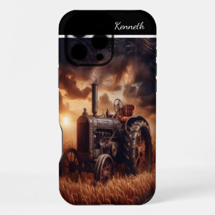 Vintage Tractor In Golden Hour iPhone 16 Pro Max Case
