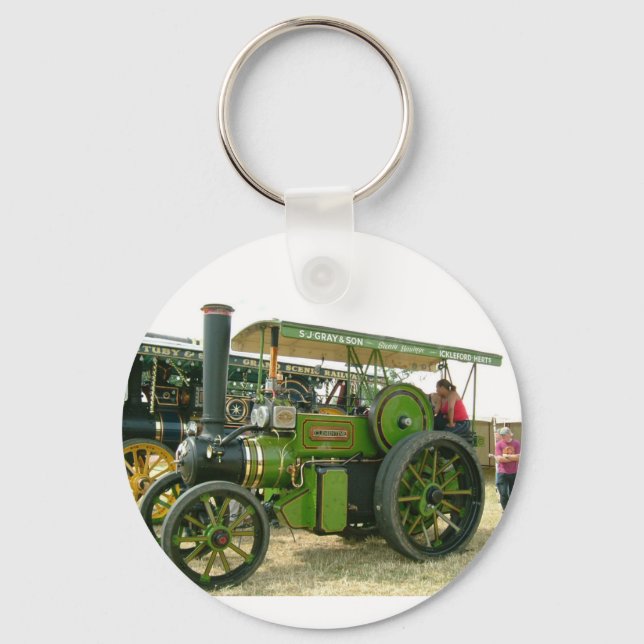 vintage tractor keychain (Front)