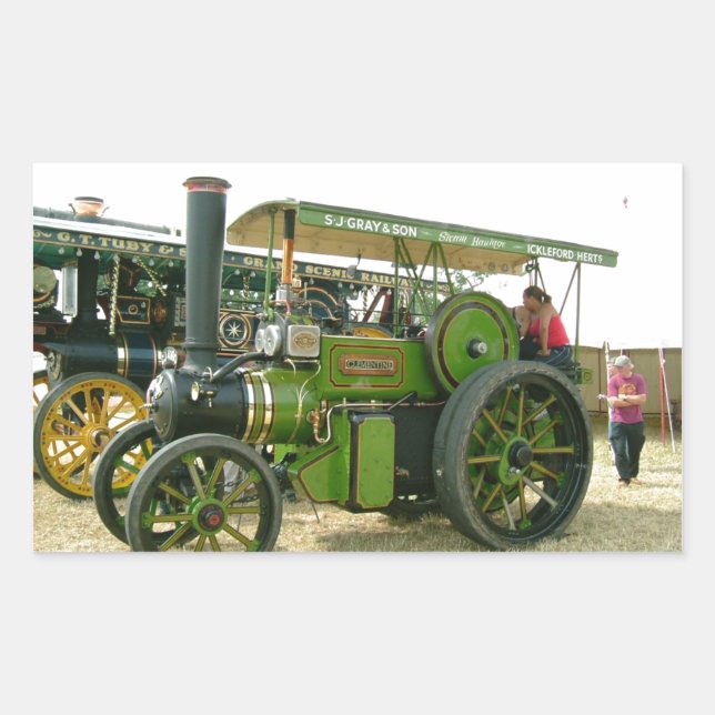 vintage tractor sticker (Front)