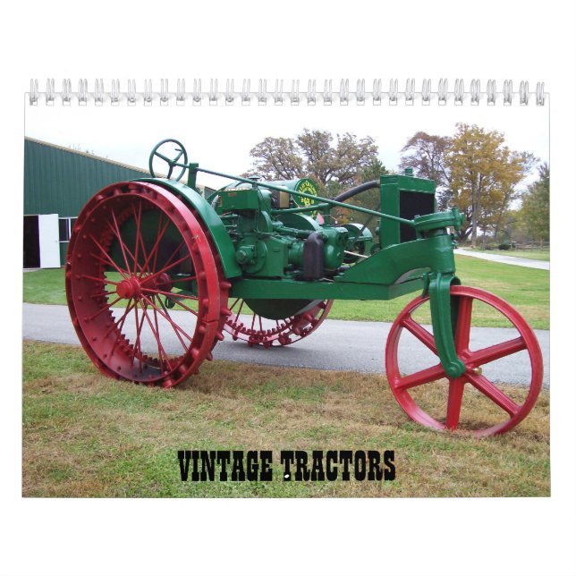 VINTAGE TRACTORS CALENDAR (Cover)