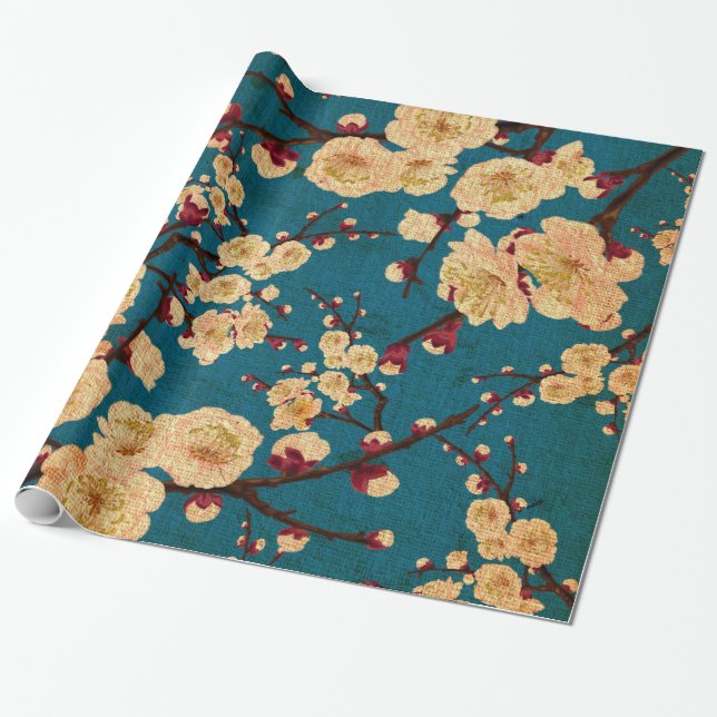 Vintage Traditional Japanese Paper Print (Unrolled)