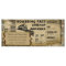 Vintage Train Boarding Pass