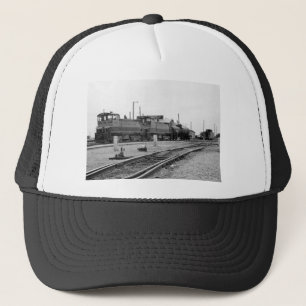 Vintage Train Engine Trucker Hat