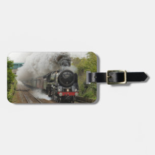 Vintage Train Luggage Tag