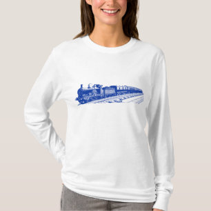 Vintage Train - Navy T-Shirt