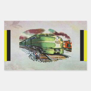 Vintage Train Sticker