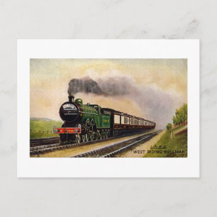 Vintage-Train-West Riding Pullman Postcard