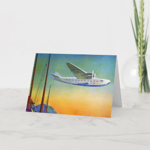 Vintage Transpacific Travel Card