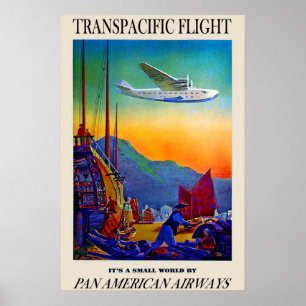 Vintage Transpacific Travel Poster