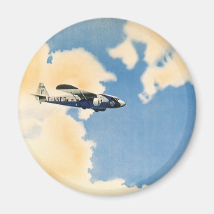 Vintage Transportation, Albatross Airplane Magnet