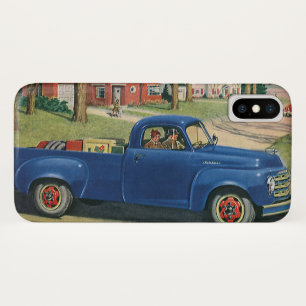 Vintage Transportation, Classic Blue Truck Case-Mate iPhone Case