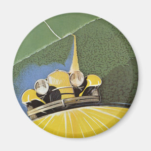 Vintage Transportation, Headlights from a Car Magnet