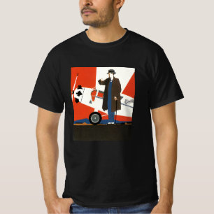 Vintage Transportation, Propeller Plane and Pilot T-Shirt
