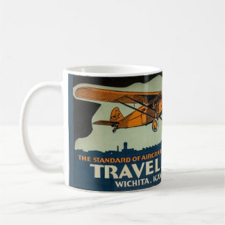 Vintage Travel Air Plane, Wichita the Air Capital Coffee Mug