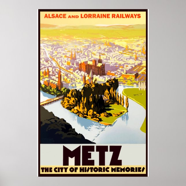 Vintage Travel - Alsace - France Poster (Front)