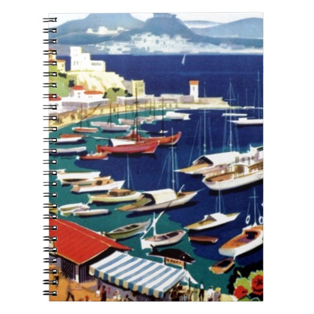 Vintage Travel Athens Greece Notebook (Front)