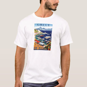 Vintage Travel Athens Greece T-Shirt