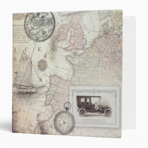 Vintage travel binder