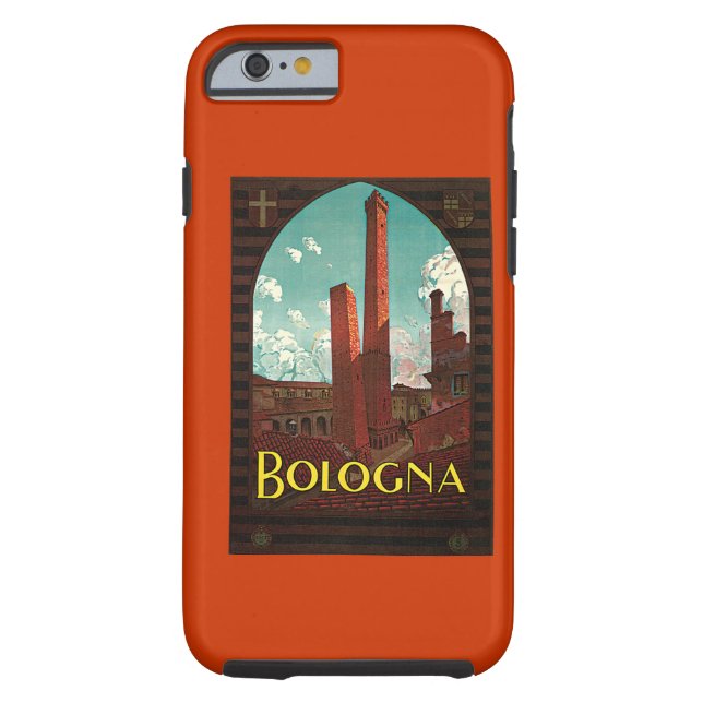 Vintage Travel , Bologna, Italy Case-Mate iPhone Case (Back)