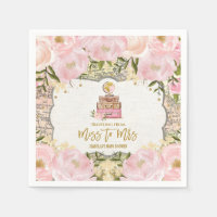 Vintage Travel Bridal Shower / Pastel Pink Floral