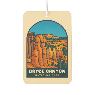 Vintage Travel Bryce Canyon National Park Retro Air Freshener