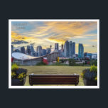 Vintage travel Calgary Alberta Canada edmonton Postcard<br><div class="desc">vintage, retro, travel, modern, watercolor, classic, Calgary, Alberta, Canada, edmonton, </div>