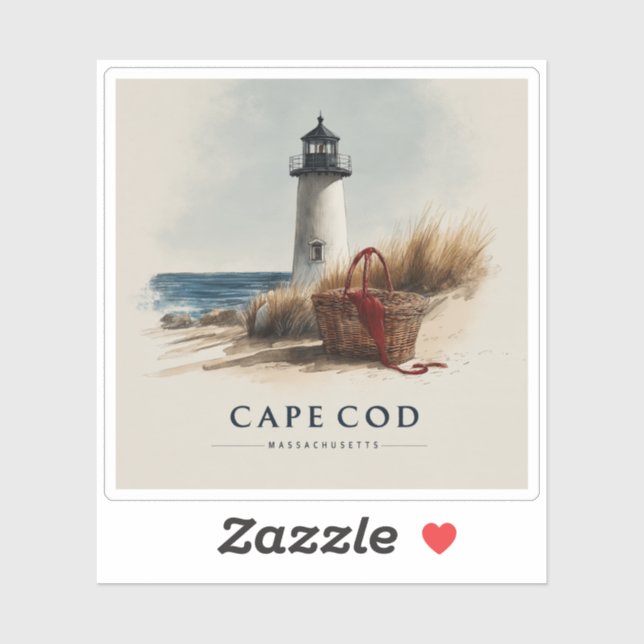 Vintage Travel Cape Cod Massachusetts Beach Retro (Sheet)