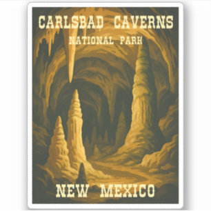 Vintage Travel Carlsbad Caverns National Park