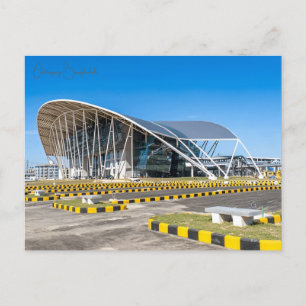 Vintage travel city Chittagong Bangladesh vacation Postcard